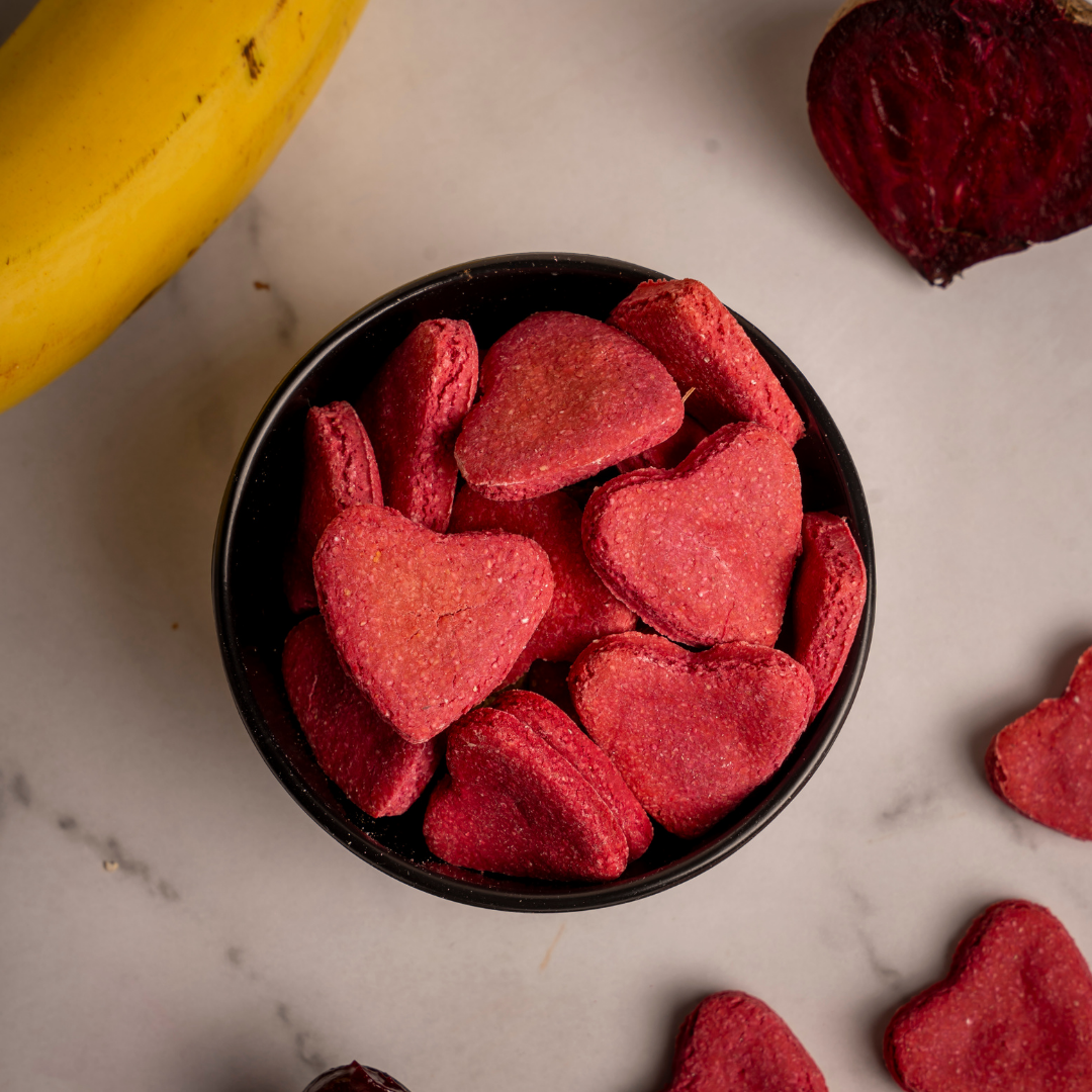 Peanut Butter, Banana & Beetroot Treats