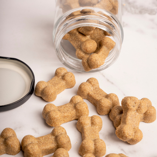 Peanut Butter, Banana & Oats Vegetarian Treats